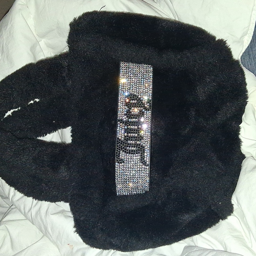 Juicy Couture Black Plush Purse